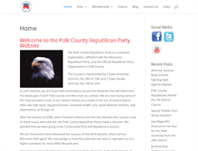 Tablet Screenshot of polkcountyrepublicans.com